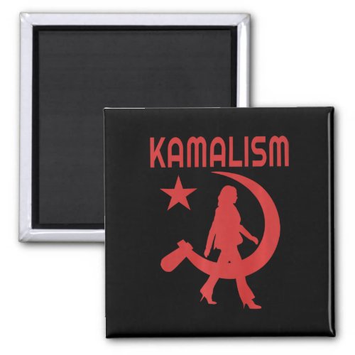 Funny Kamalism Pun  Magnet