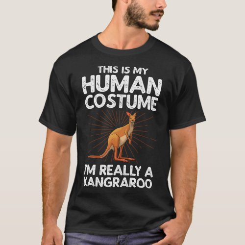 Funny Kangaroo Design For Men Women Kids Kangaroo  T_Shirt
