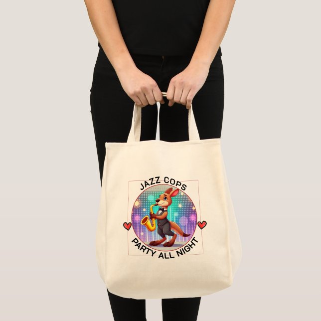 Funny kangaroo tote bag (Front (Product))