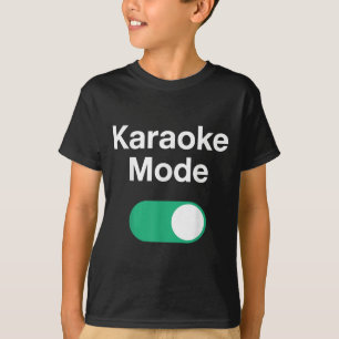 Funny Karaoke Art For Men Women Music Singer Karao T-Shirt