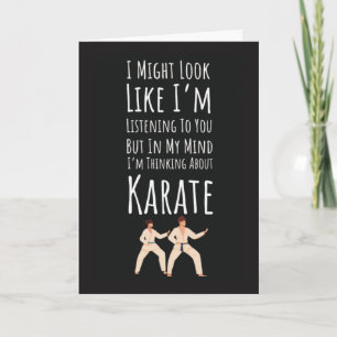 Funny Karate Cards Sports Fighting Self Defense