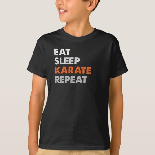 Funny Karate Design T_Shirt