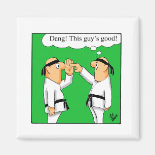 Funny Karate Humor Magnet