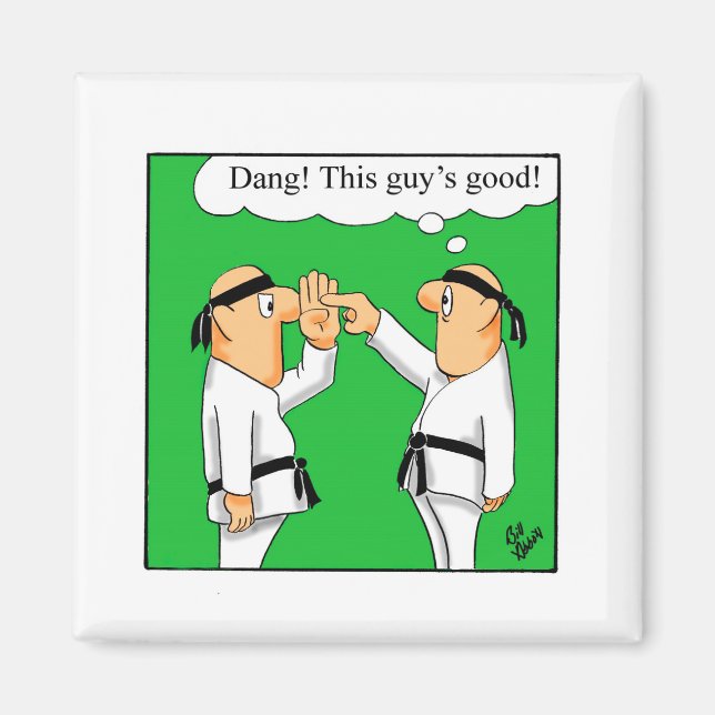 Funny Karate  Humor Magnet (Front)