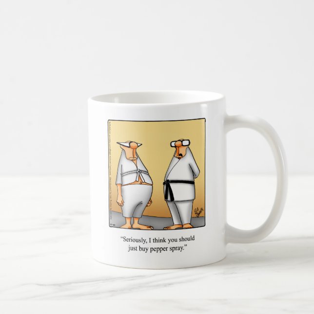 Funny Karate Humor Mug Gift (Right)