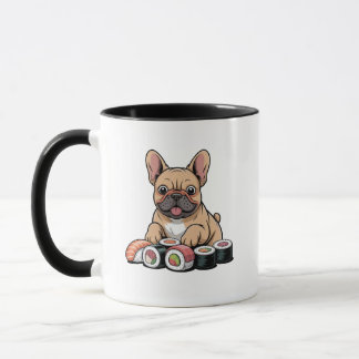 Funny Kawaii Frenchie Coffee Cup Gift for Dog Love