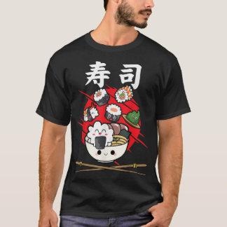 Funny Kawaii Sushi Japanese Food Anime Rice Japan T-Shirt