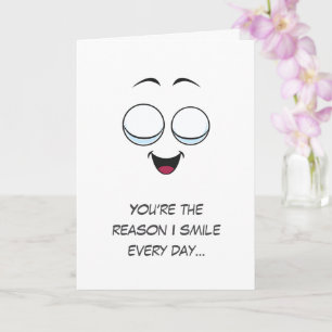 Funny Kawaii Valentine Card – For Him