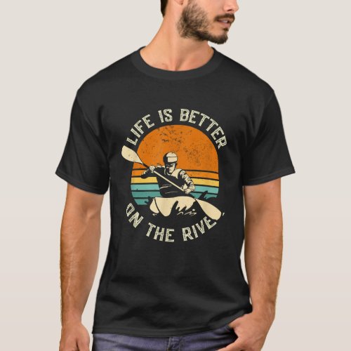 Funny Kayaker Saying Canoe Paddling Kayak Kayaking T_Shirt
