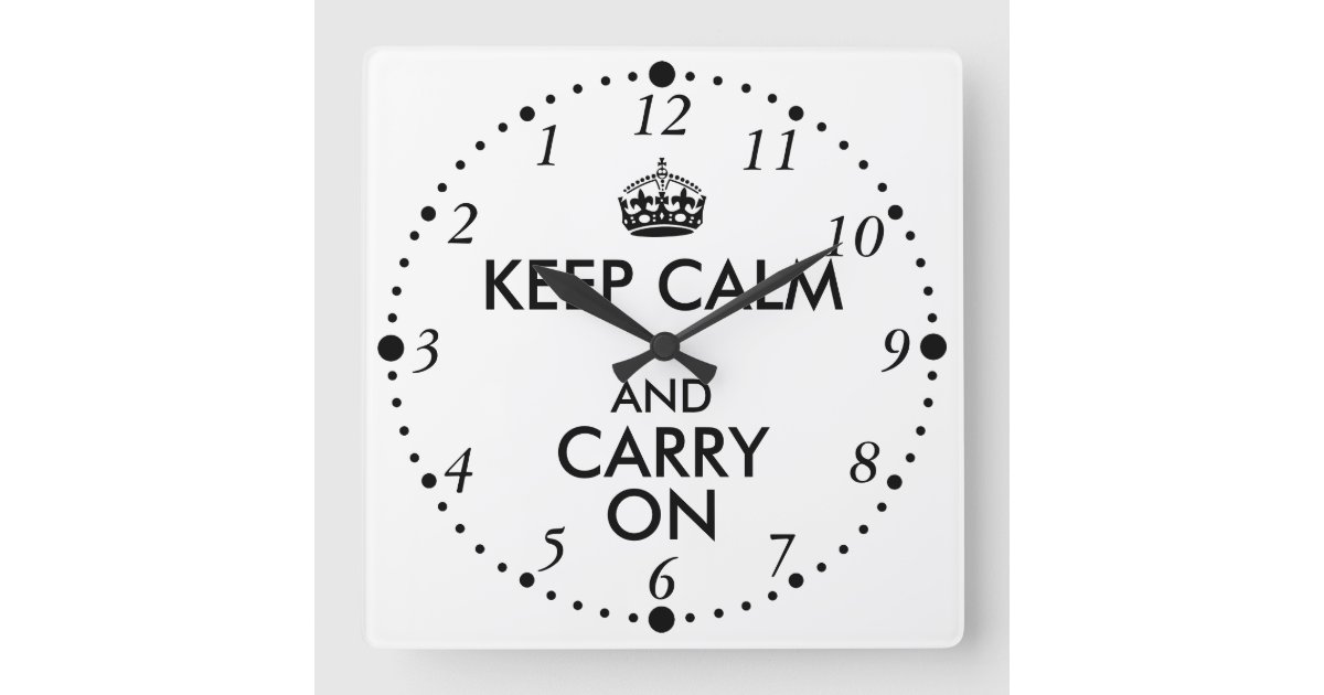 keep calm and carry on crown symbol