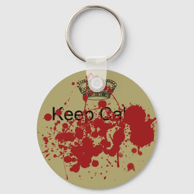 Funny Keep Calm Keychain (Front)