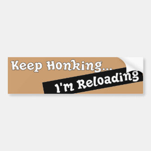 Funny Keep Honking Bumper sticker auto Humorous