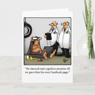 Funny Keep In Touch Greeting Card