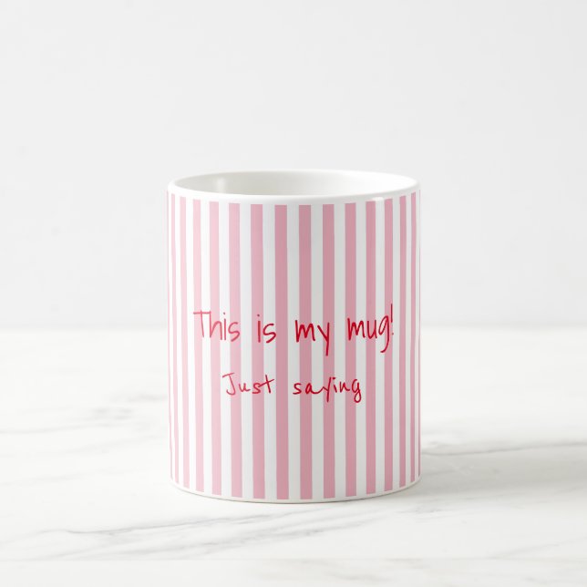 Funny Keep Off Color Morph Mug (Center)