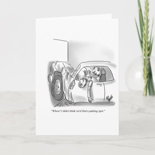 Funny Keeping In Touch Blank Greeting Card