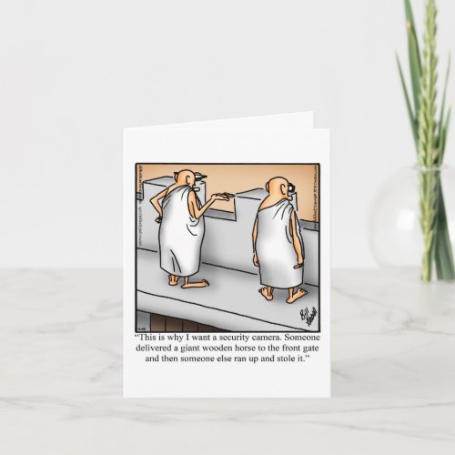 Funny Keeping In Touch Greeting Card