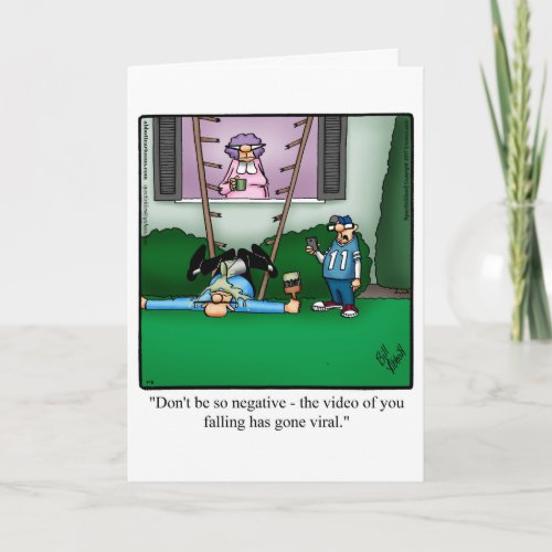 Funny keeping In Touch Humor Greeting Card
