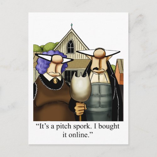 Funny Keeping In Touch Humor Postcard