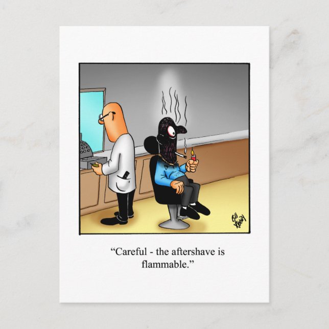 Funny Keeping In Touch Humor Postcard (Front)