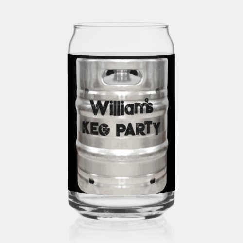 Funny Keg Party Can Shape Drink Glass