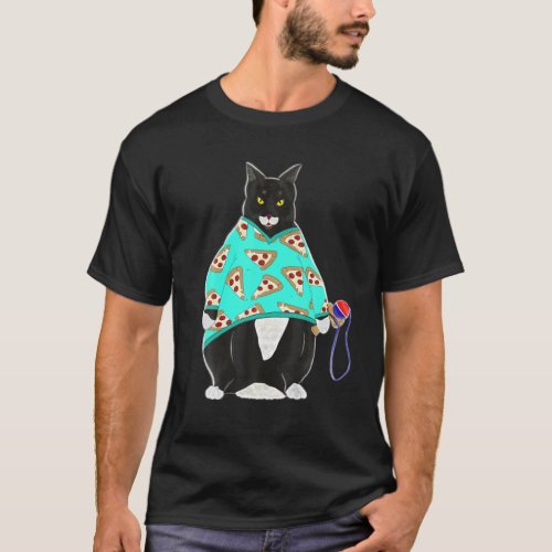 Funny Kendama Fat Cat T_Shirt