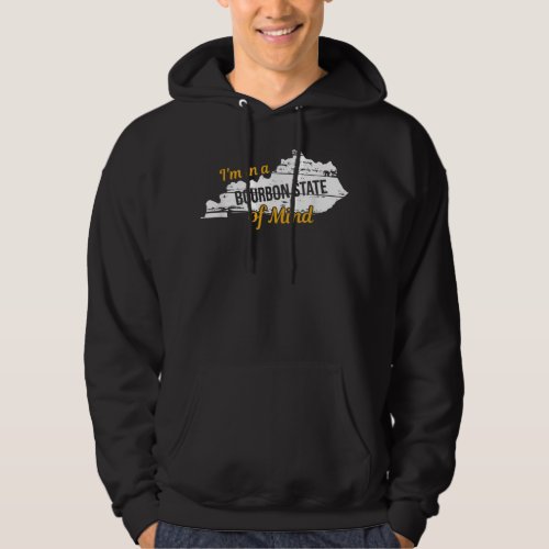 Funny Kentucky Bourbon State of Mind Derby Hoodie