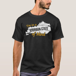 Funny Kentucky Bourbon State of Mind Derby T-Shirt