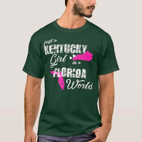 Funny Kentucky Shirts Just a Kentucky girl in a Fl