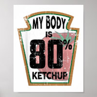 Funny Ketchup Lover Themed Tomato Sauce Foodie Jok