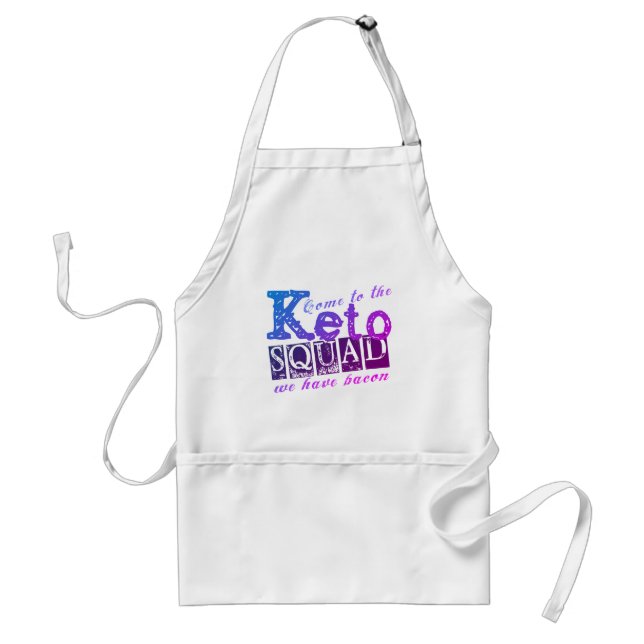 Funny Keto Diet Quote Adult Apron (Front)