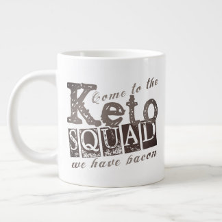 Funny Keto Diet Quote Giant Coffee Mug