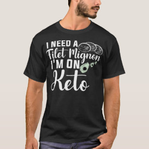 Funny Keto Guido Bacon Keto Diet I Need A Filet Mi T-Shirt