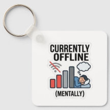 Funny Key Chain | Digital Detox Humor