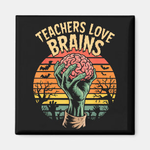 Funny Key Quote All Teachers Love Brains Cool Hall Magnet