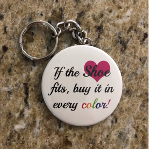 Funny Keychain for the Shoe Lover