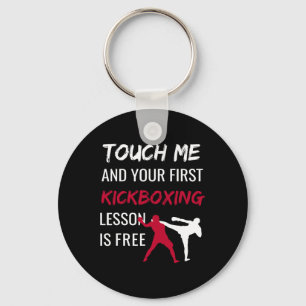 Funny Kickboxing Kick Boxing Sensei T Shirt Gift Keychain