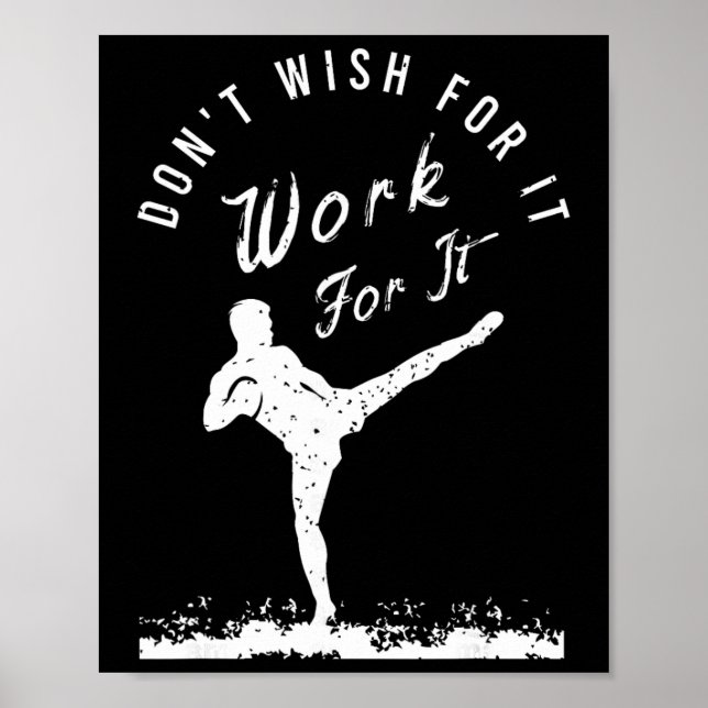 Funny Kickboxing Outfit For A Kickboxer _3  Poster (Front)