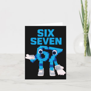 Funny Kid Meme Six Seven 6 7 Italian Brainrot Bruh Card