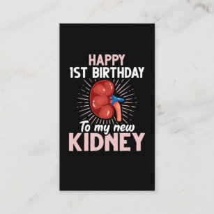 Funny Kidney Transplant Anniversary Business Card