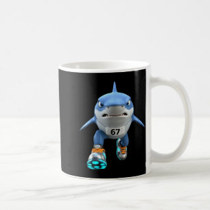Funny Kids 67 Meme Tralalero Tralala Runner Italia Coffee Mug