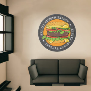 Funny Kids Burger Lover Cheeseburger Rug