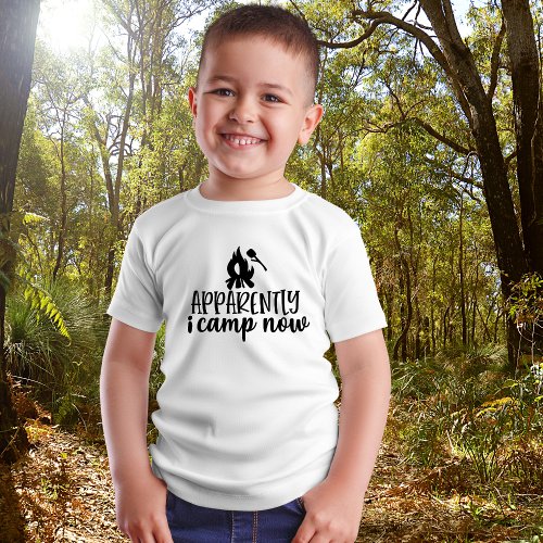 Funny Kids Camping T_Shirt