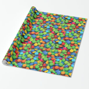 Funny Kids Candy Pattern Wrapping Paper