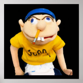 Funny kids cartoon poster