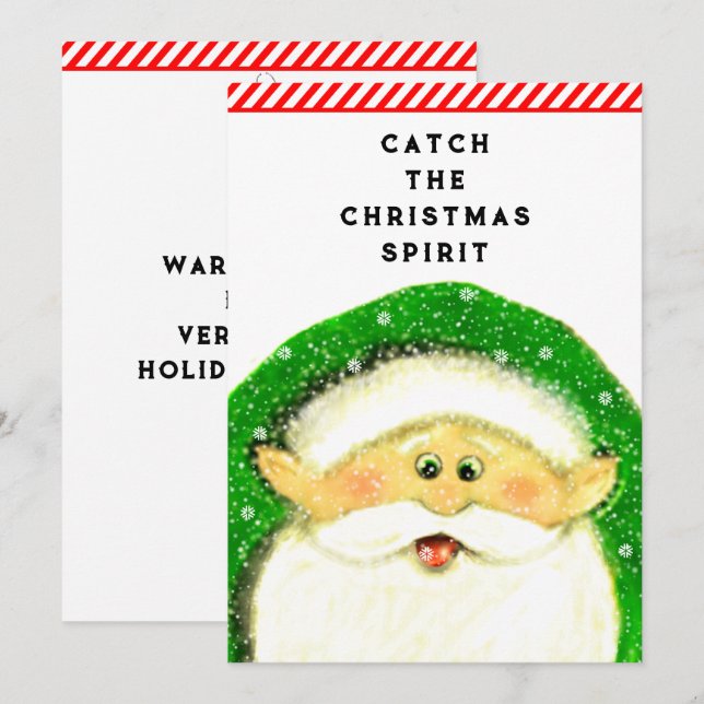 Funny Kids Christmas Cards (Front/Back)