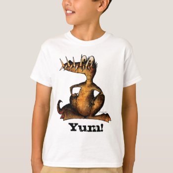 Funny Kids Custom Monster Crocodile T-shirt by StrangeStore at Zazzle