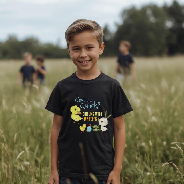 Funny Kids Easter Boy Shirt Chilling with my Peeps (Funny Kids Easter Boy Shirt Chilling with my Peeps)