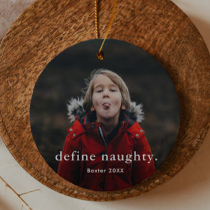 Funny Kids Family 2 Photo Christmas Metal Ornament