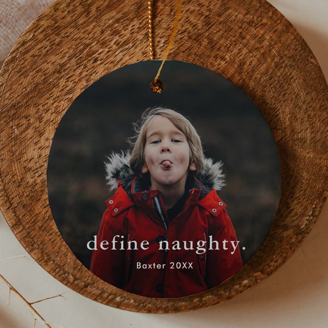 Funny Kids Family 2 Photo Christmas Metal Ornament (Funny kids photo christmas tree ornaments.)