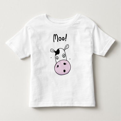 Funny Kids Moo Cow T_shirt